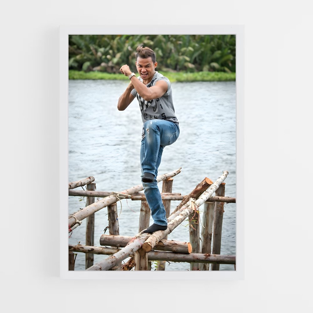 Poster Tony jaa – affiche Kung Fu (vue 3)